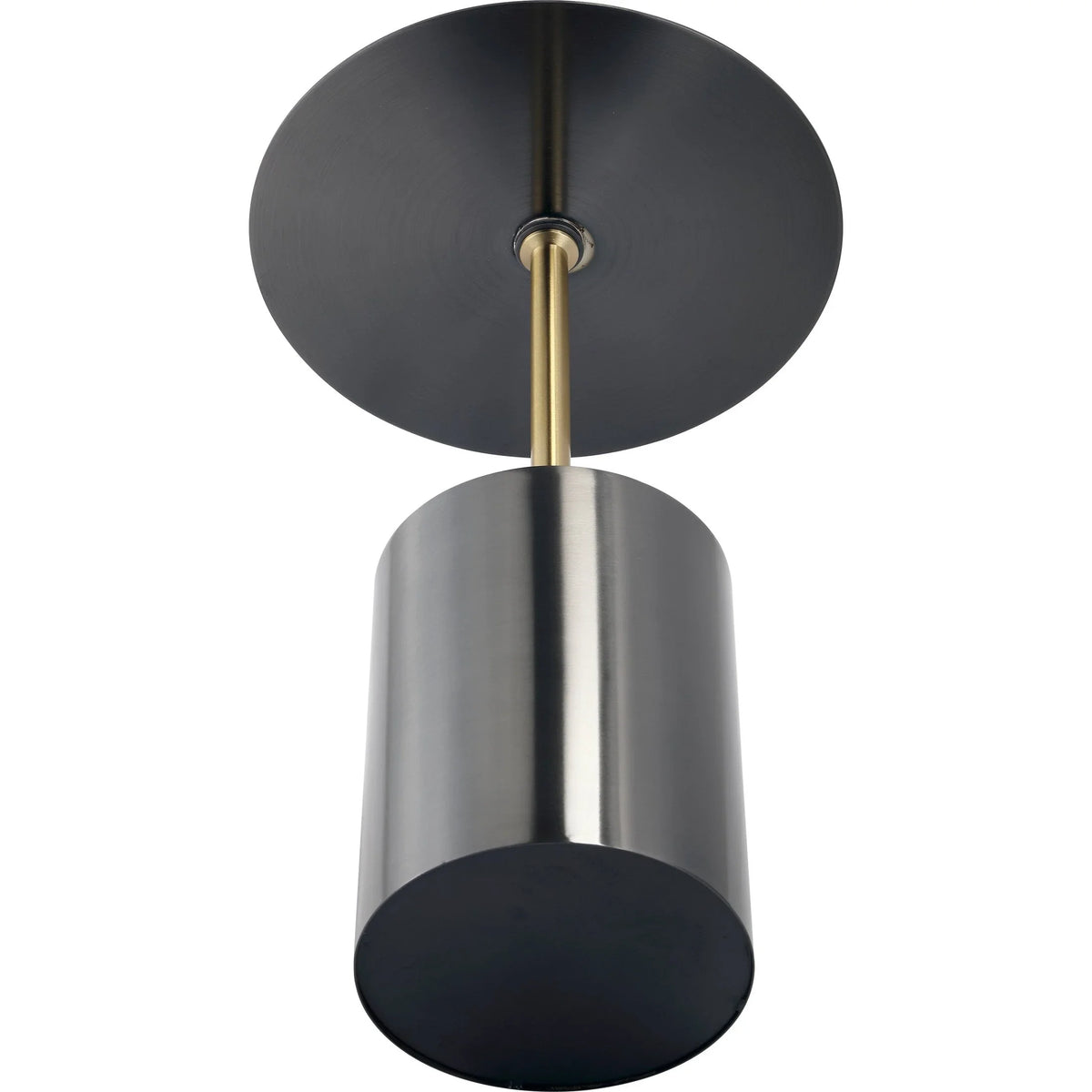 Malta Round Side Table Modern Accent End Table with Stainless Steel Pedestal Base - Elax Furniture