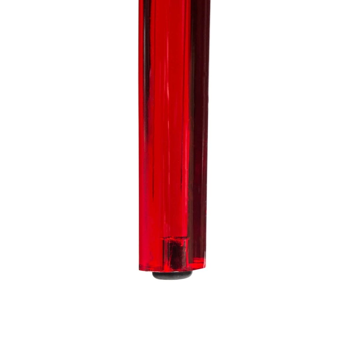 Murray Stackable Dining Side Chair in Plastic Red Dining Chair Leisuremod