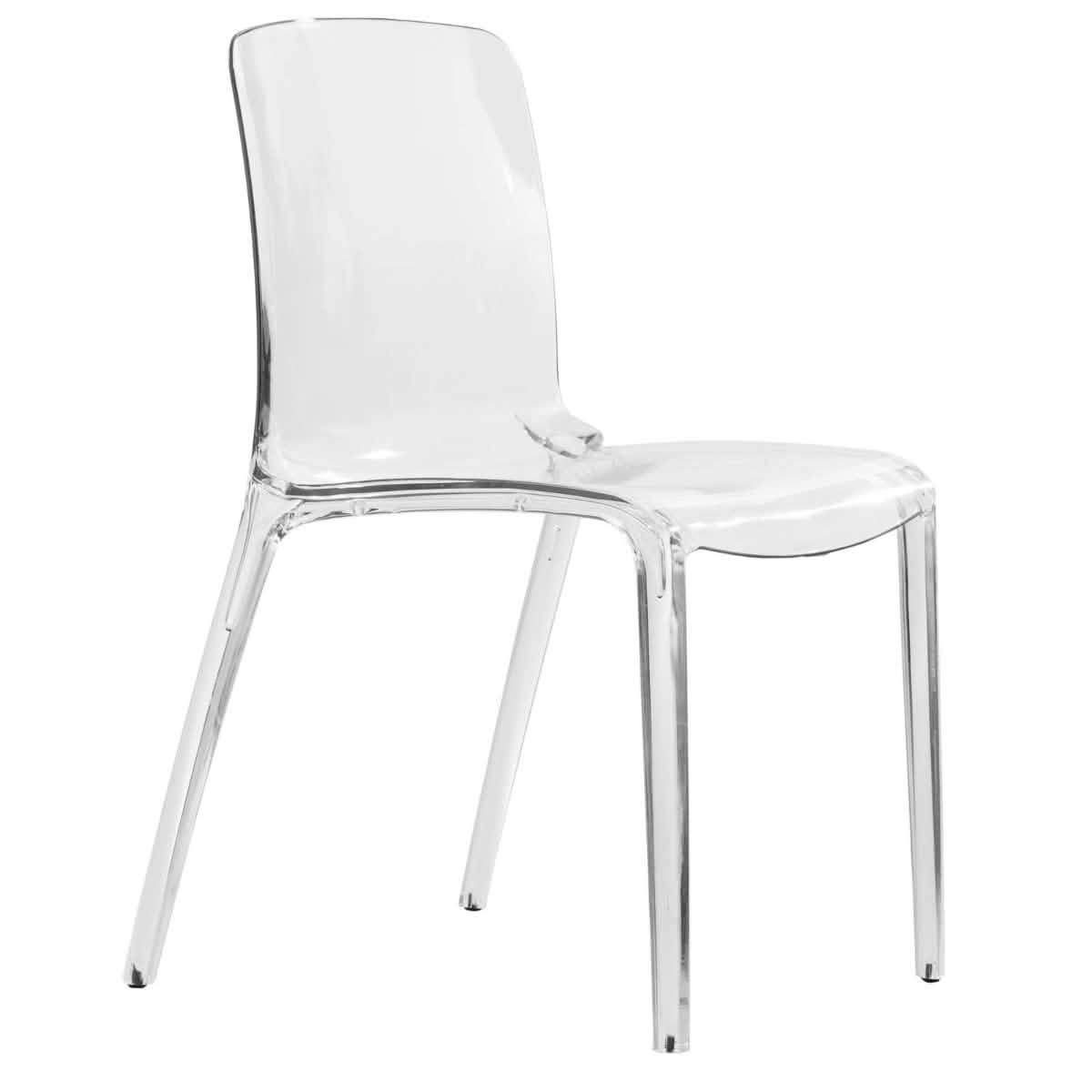 Murray Stackable Dining Side Chair in Plastic Dining Chair Leisuremod