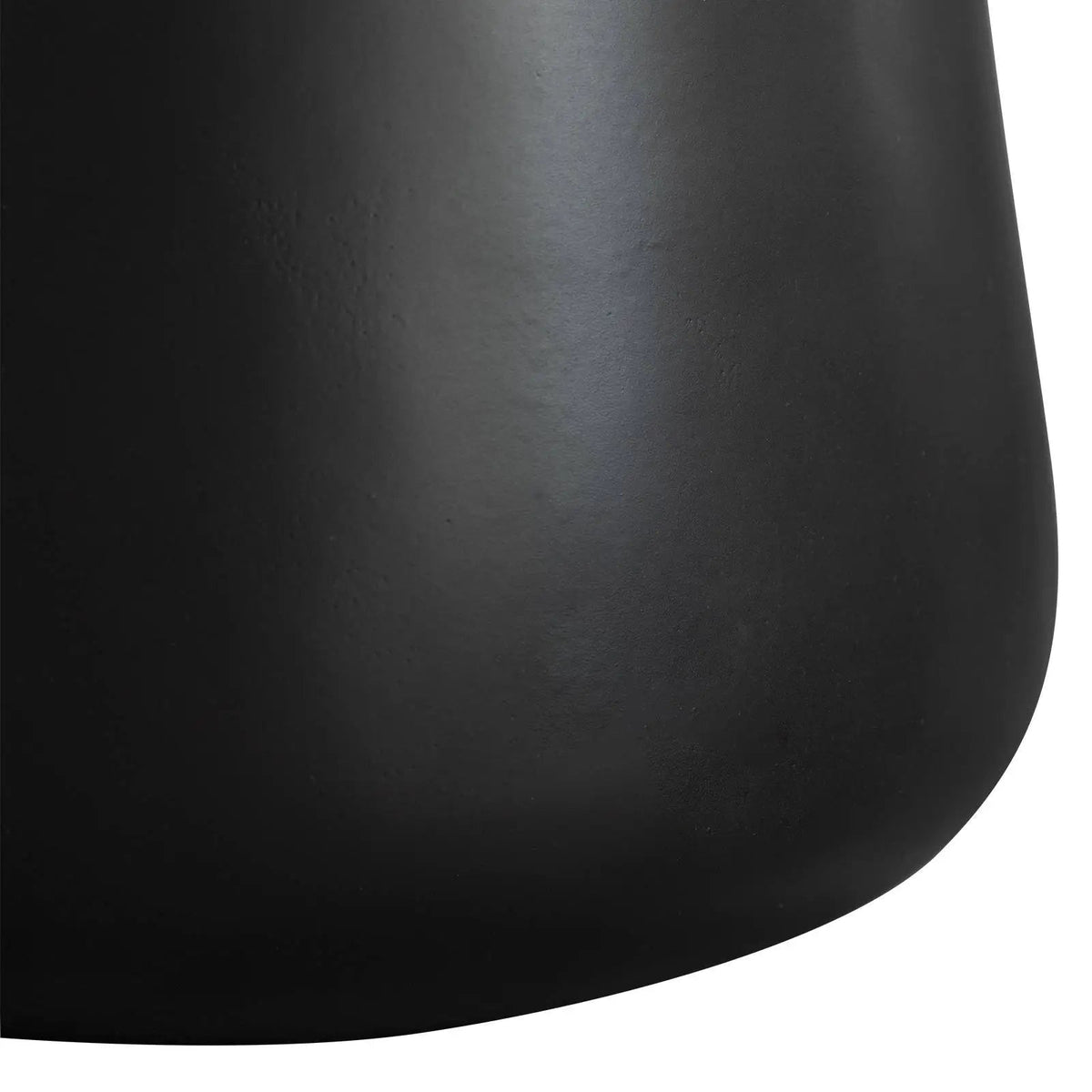 Orunel Modern Round Fiberstone Side Table with Hidden Storage β Indoor Outdoor Accent Table