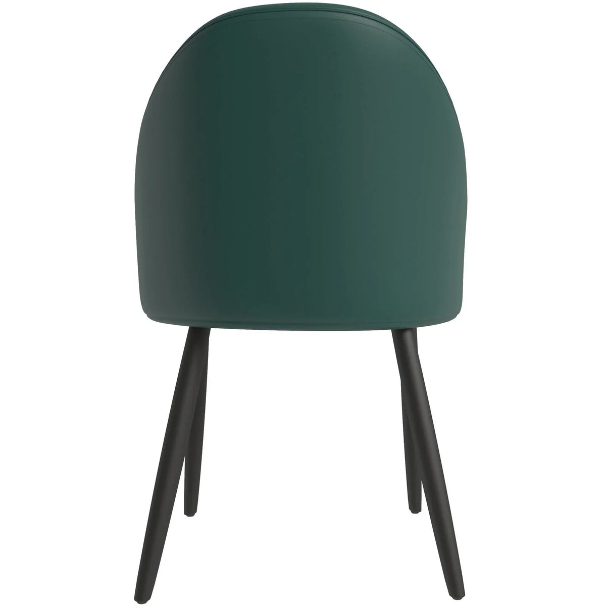 Paradiso Dining Chairs Leather Seat and Curved Back with Oak Wood Legs - Elax Furniture