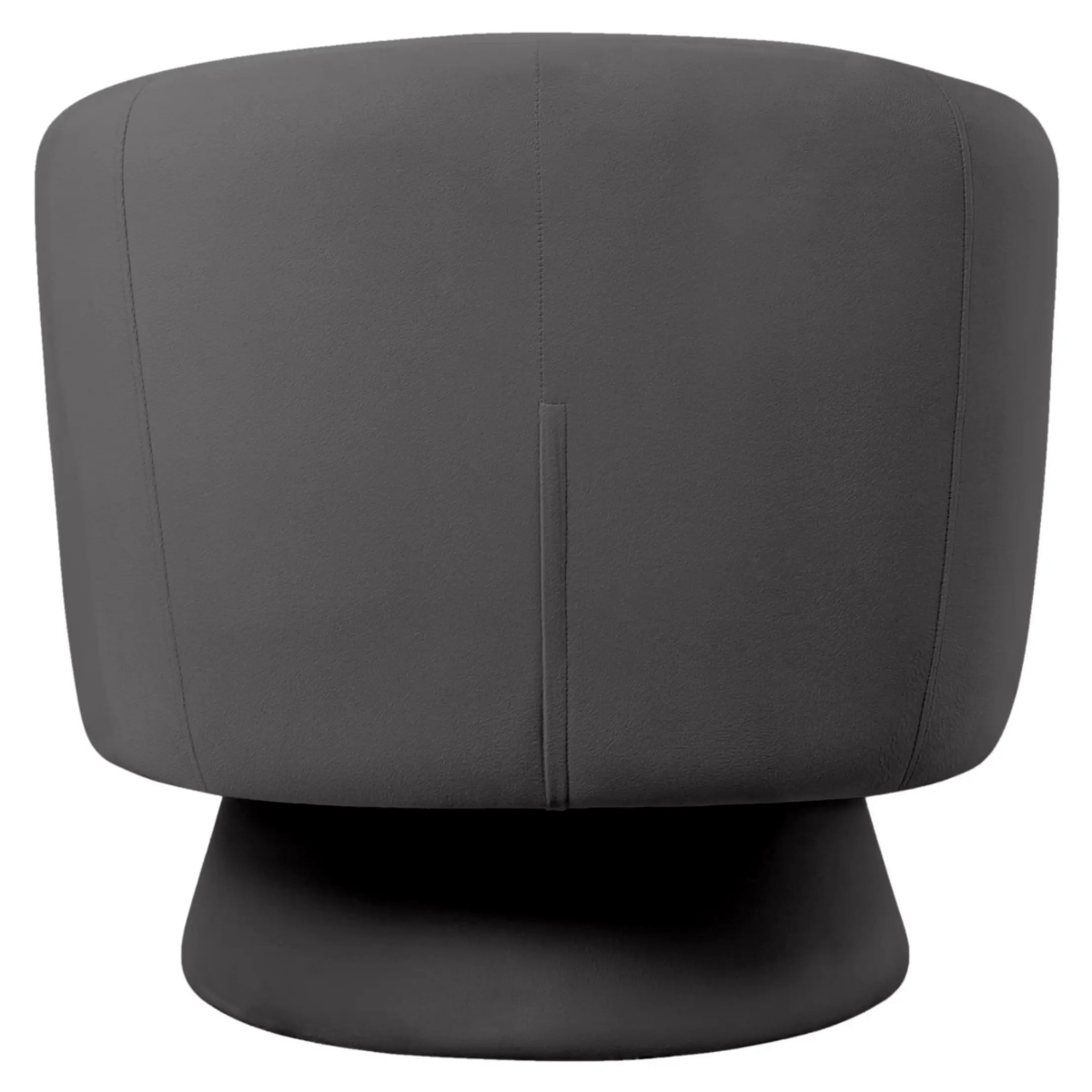 Raze Accent Chair Upholstered in Boucle/Linen/Velvet Armchair with Removable Round Base Light Grey Velvet Accent Chair Leisuremod