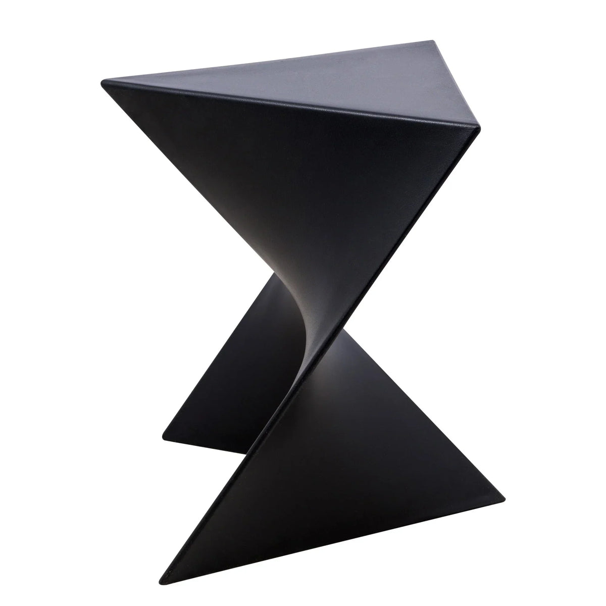 Randolph Triangular Accent Side Table in ABS/PC Plastic - Elax Furniture