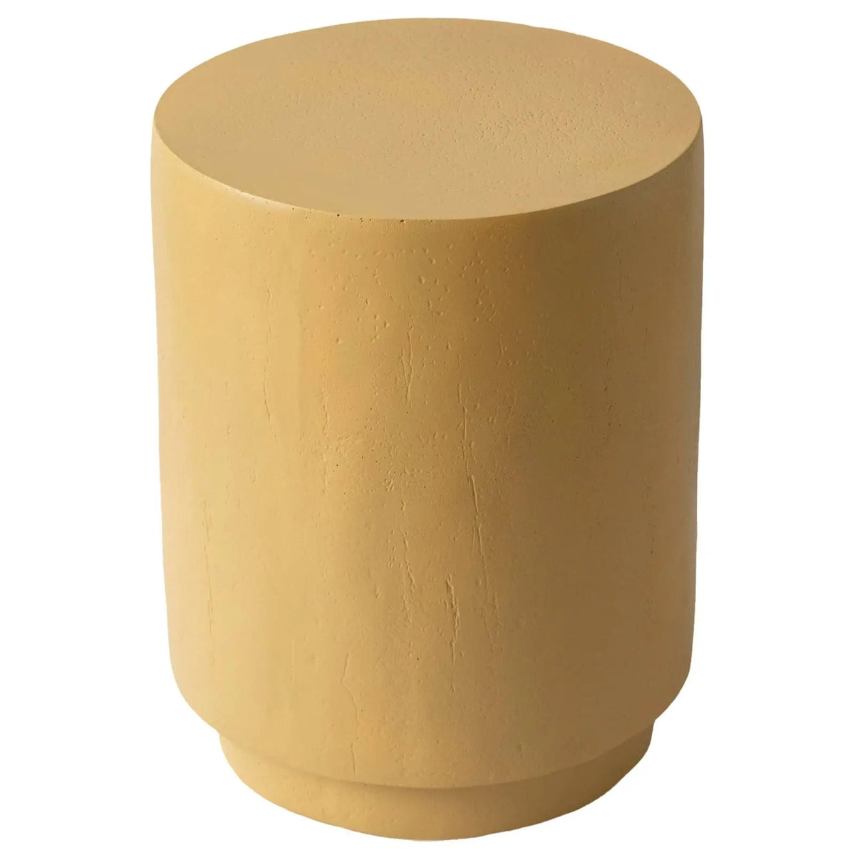 LeisureMod Ramble 14" Wide Round Side Table – Modern Fiberstone Accent End Table for Indoor or Outdoor Use, Weather-Resistant for Patio, Balcony, or Living Room
