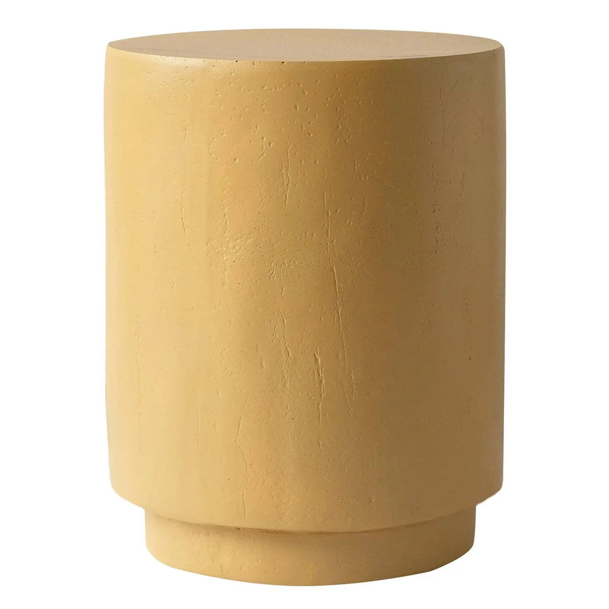 LeisureMod Ramble 14" Wide Round Side Table – Modern Fiberstone Accent End Table for Indoor or Outdoor Use, Weather-Resistant for Patio, Balcony, or Living Room