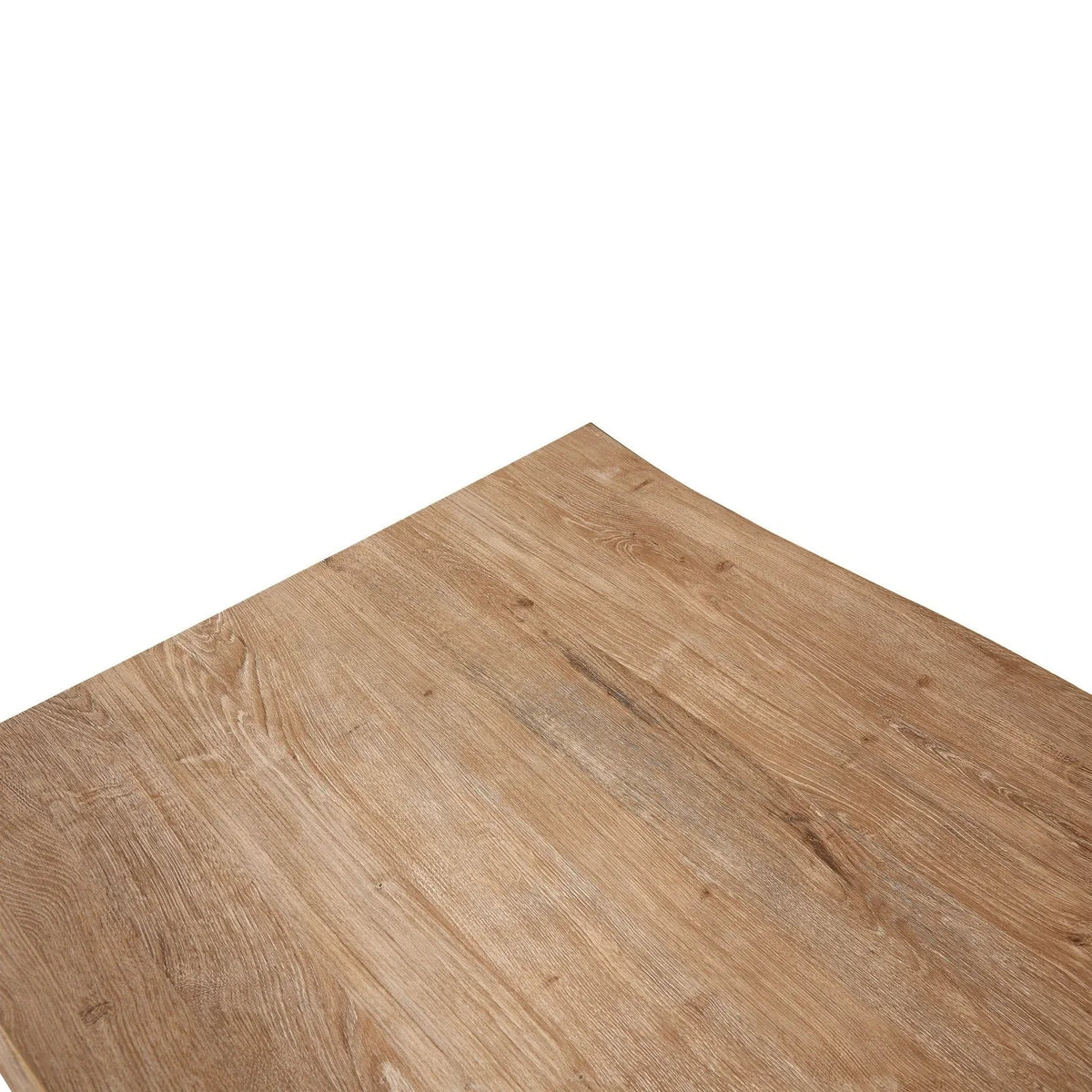 Ravenna 63" Rectangular Dining Table With MDF Tabletop and Metal Legs - Elax Furniture