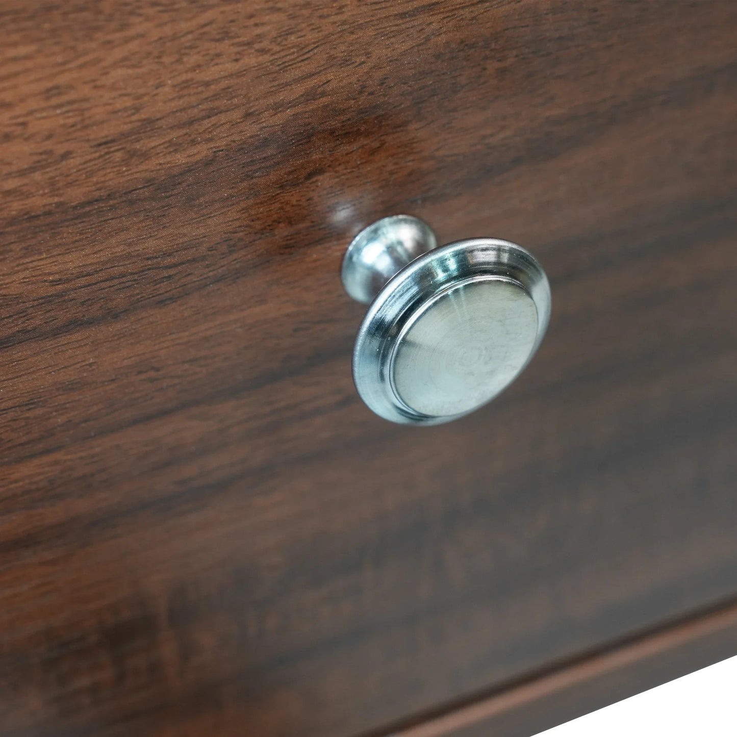 Rochester Modern Rectangular TV Stand: Enclosed Storage & Powder-Coated Iron Legs - Elax Furniture