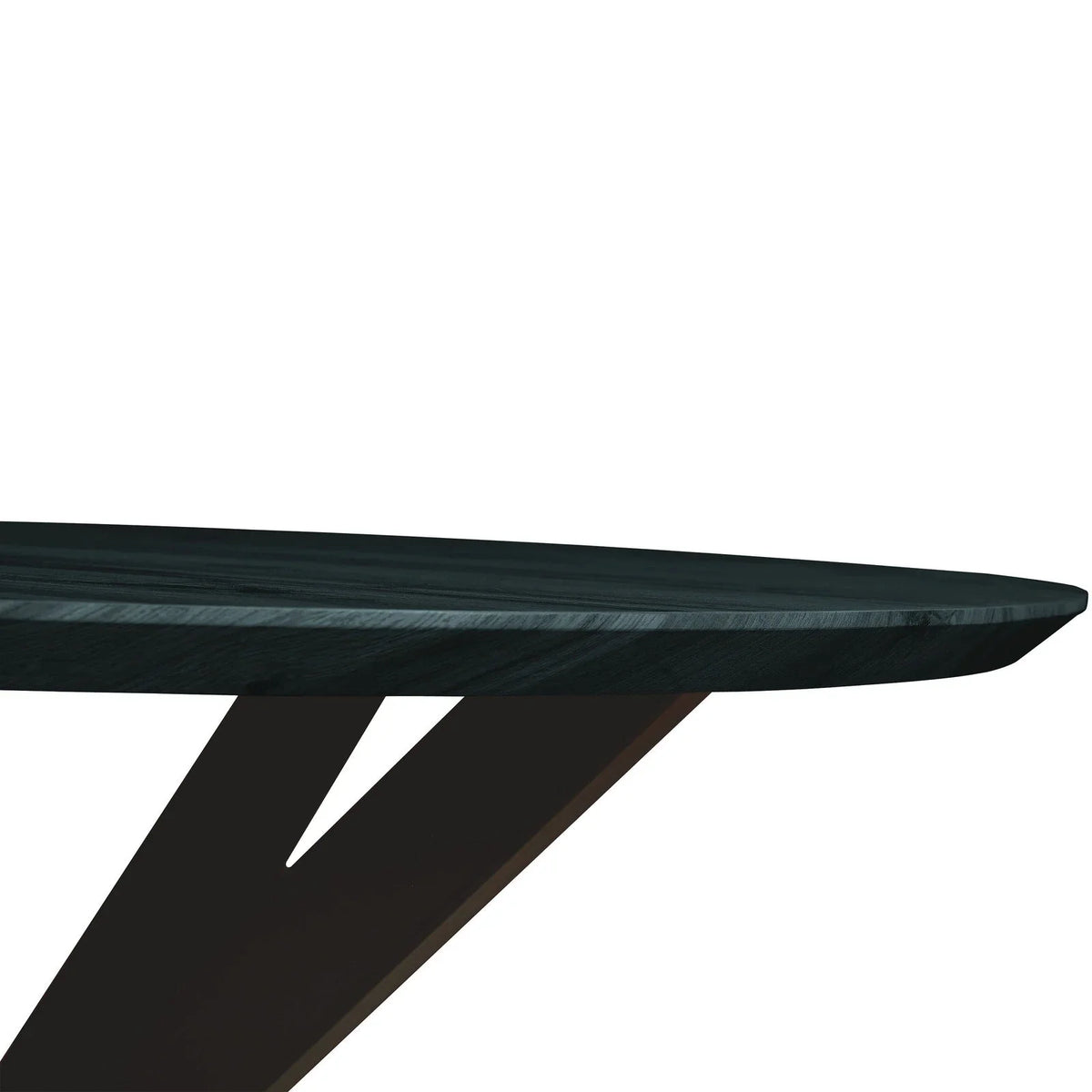 Ravenna 47" Round MDF Wood Dining Table With Modern Metal Base - Elax Furniture