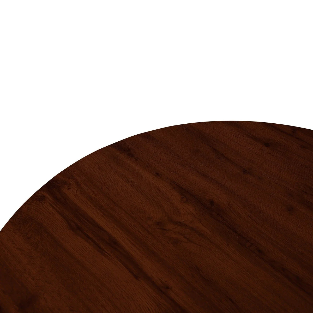 Ravenna 47" Round MDF Wood Dining Table With Modern Metal Base - Elax Furniture