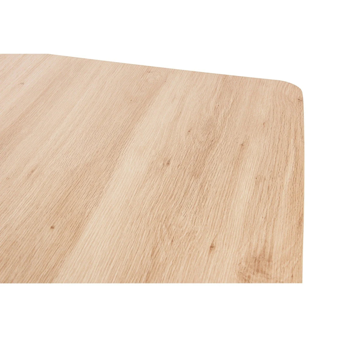 Ravenna 63" Wood Dining Table With Modern Metal Base - Elax Furniture