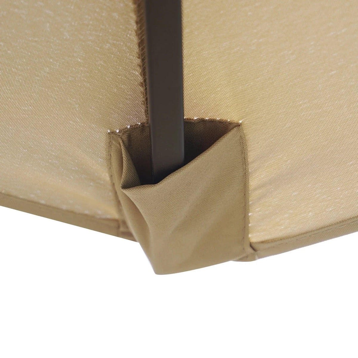 Sierra 9' Outdoor Patio Tilt Market Umbrella with Solar LED Lights - Elax Furniture