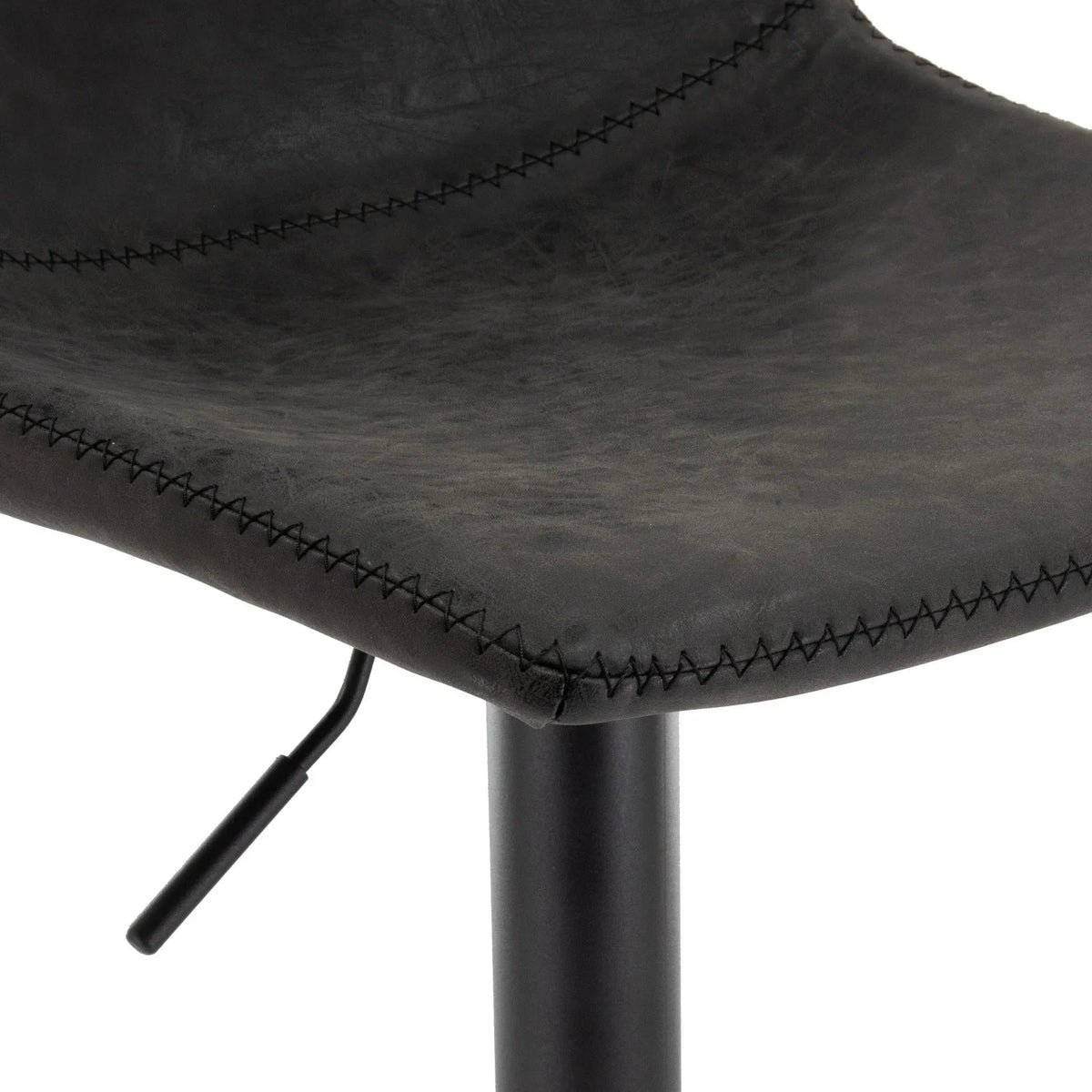 Tilbury Modern Adjustable Bar Stool with Footrest and 360-Degree Swivel - Elax Furniture