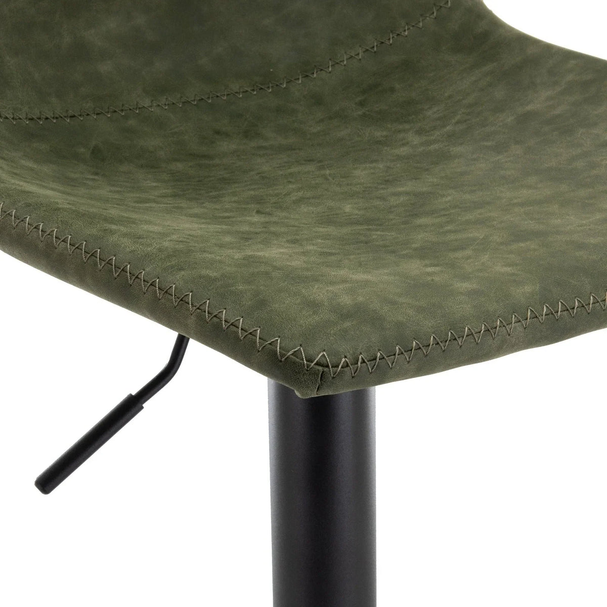 Tilbury Modern Adjustable Bar Stool with Footrest and 360-Degree Swivel - Elax Furniture