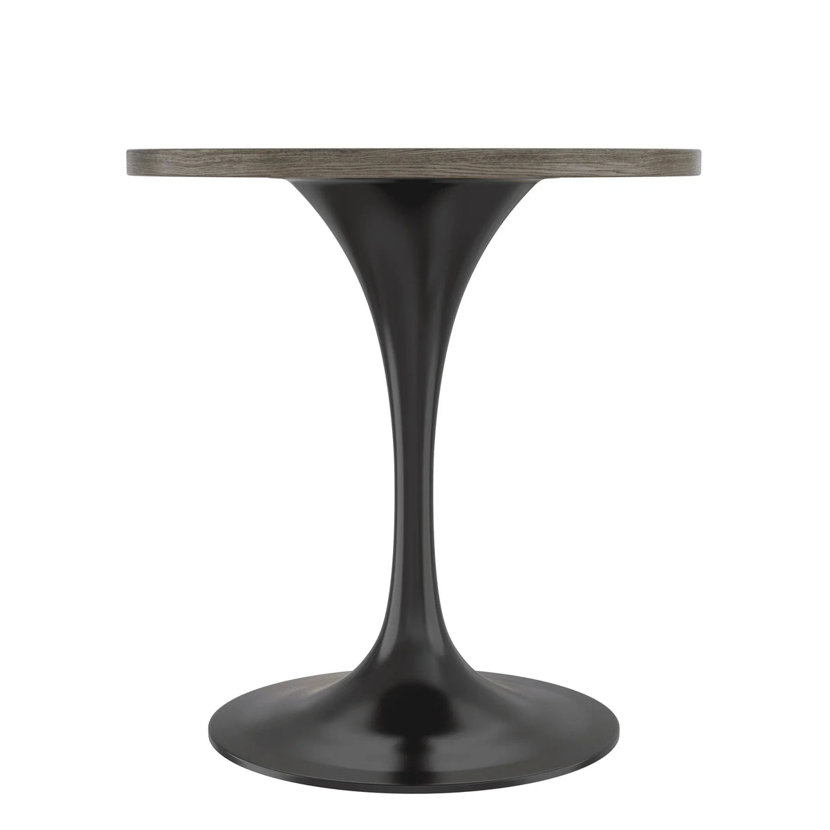 Verve Round Dining Table with MDF/Sintered Stone/Resin Tabletop in Black Stainless Steel Pedestal Base - Elax Furniture
