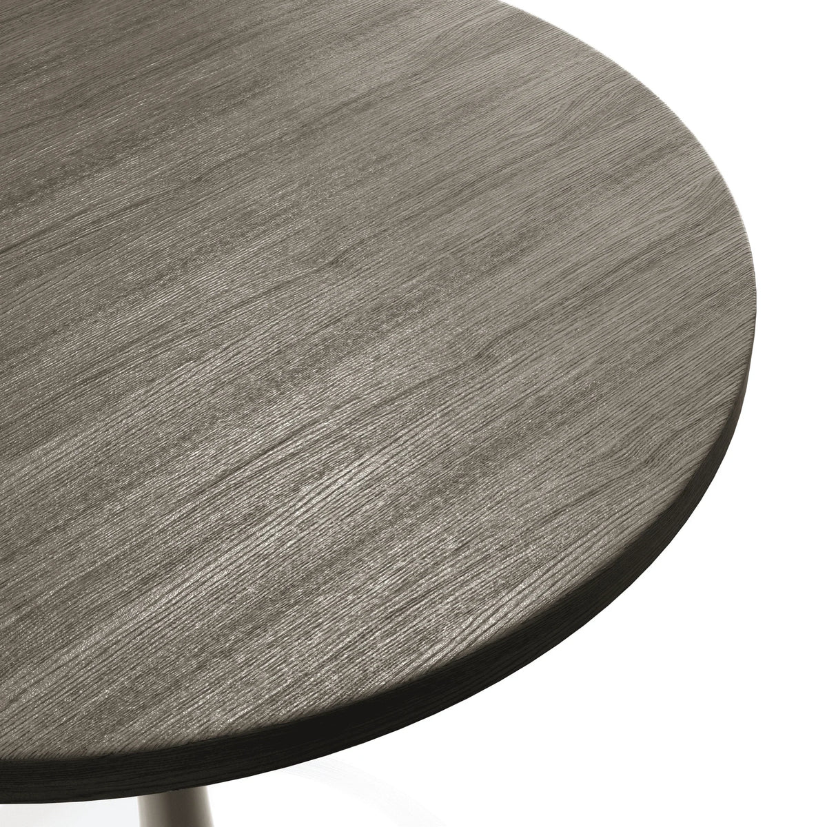 Verve Round Dining Table with MDF/Sintered Stone/Resin Tabletop in White Stainless Steel Pedestal Base - Elax Furniture