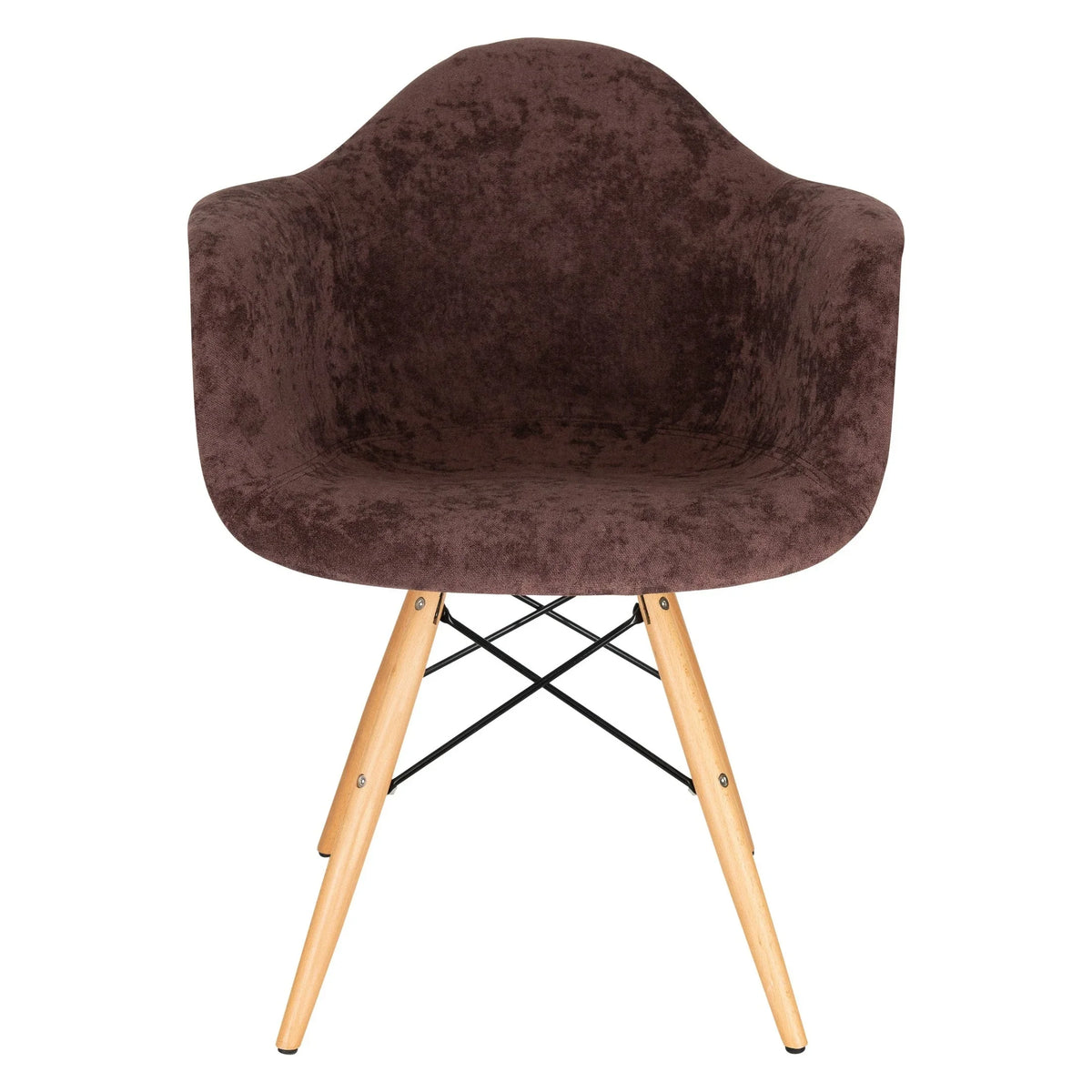 Willow Modern Fabric Eiffel Base Accent Side Chair - Elax Furniture