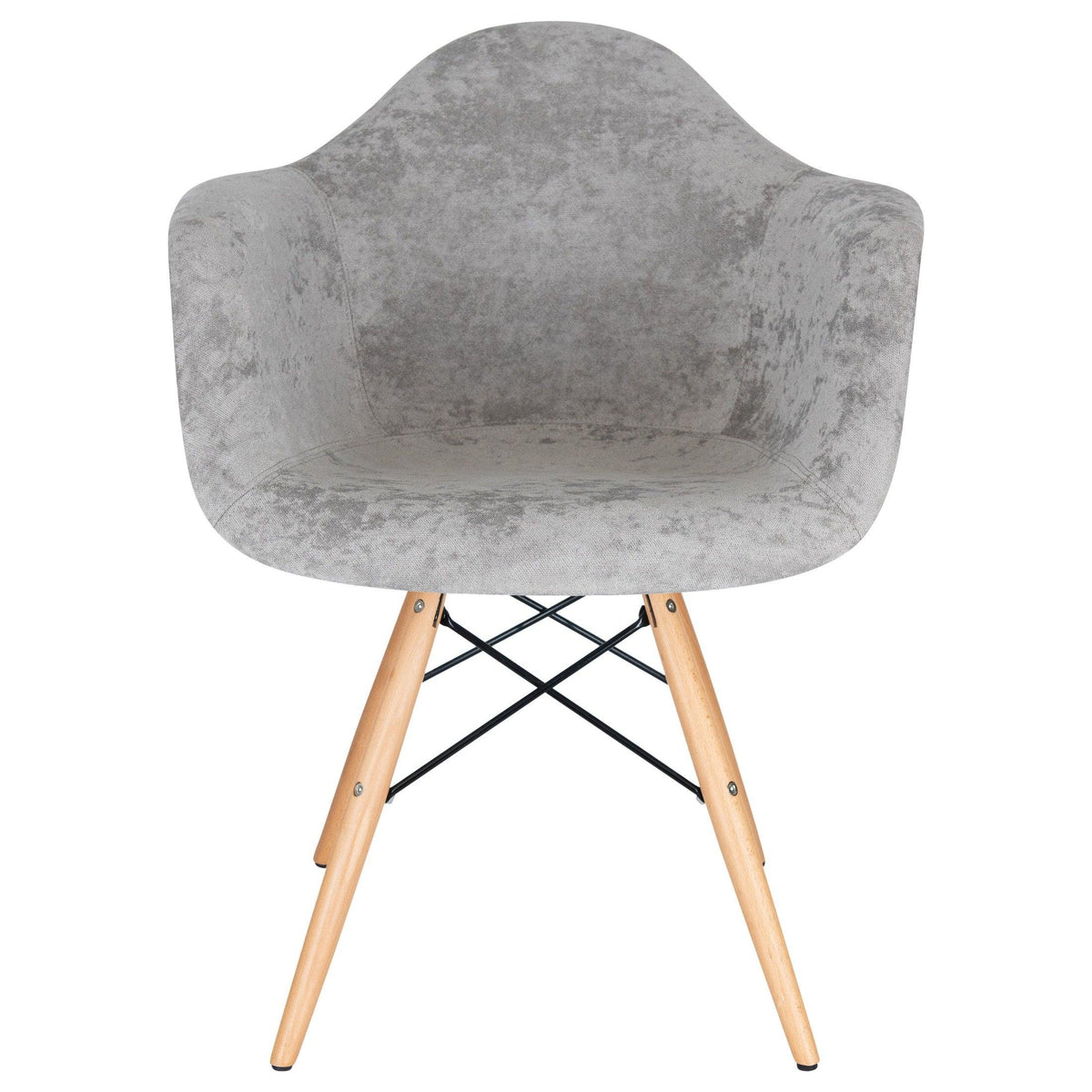 Willow Modern Fabric Eiffel Base Accent Side Chair - Elax Furniture