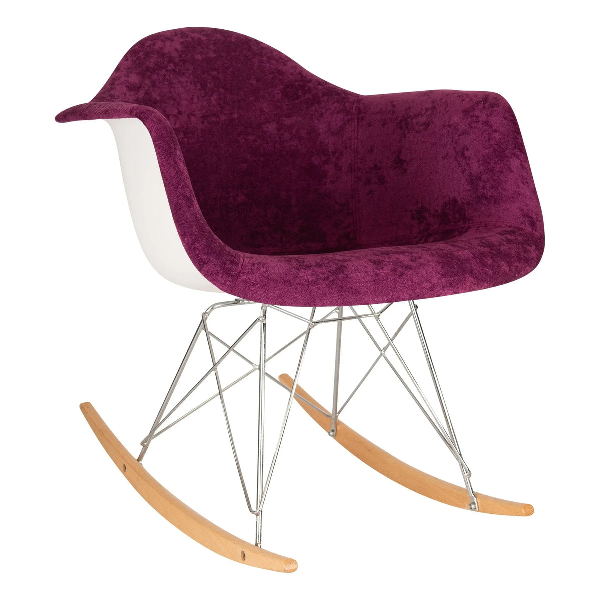 Willow Modern Fabric Eiffel Base Accent Side Chair - Elax Furniture