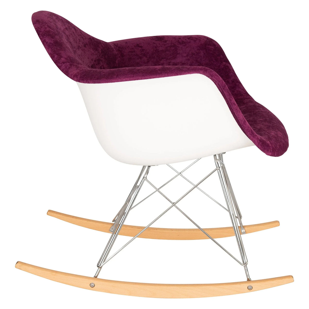 Willow Modern Fabric Eiffel Base Accent Side Chair - Elax Furniture
