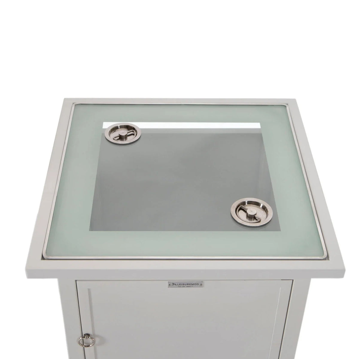 Walbrooke Outdoor Patio Square Fire Pit and Tank Holder - Elax Furniture
