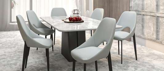 Creating a Luxurious and Modern Dining Space: Elegant Minimalism with a Touch of Glam - Elax Furniture