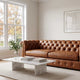 how to clean leather sofa at home safely