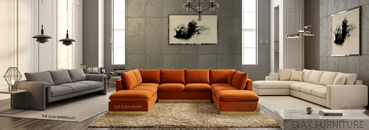 stylish large sofas for small living rooms