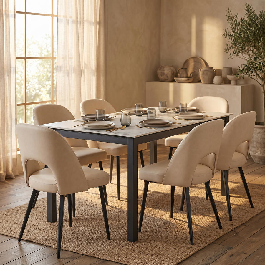 Farmhouse Dining Table And Chairs
