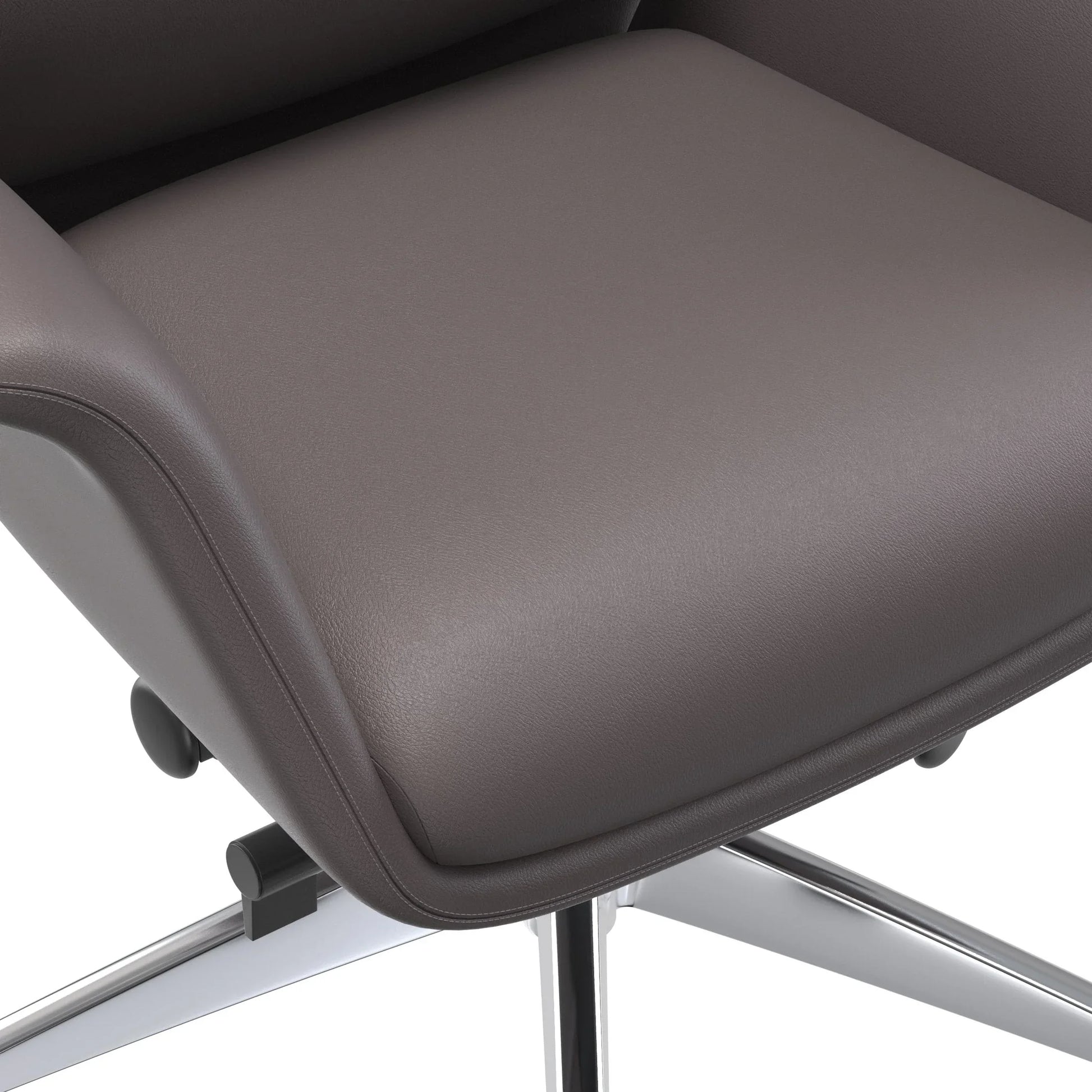 Summit Adjustable Height Leather Conference Office Chair with Swivel and Tilt - Elax Furniture