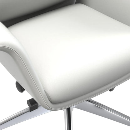 Summit Adjustable Height Leather Conference Office Chair with Swivel and Tilt - Elax Furniture