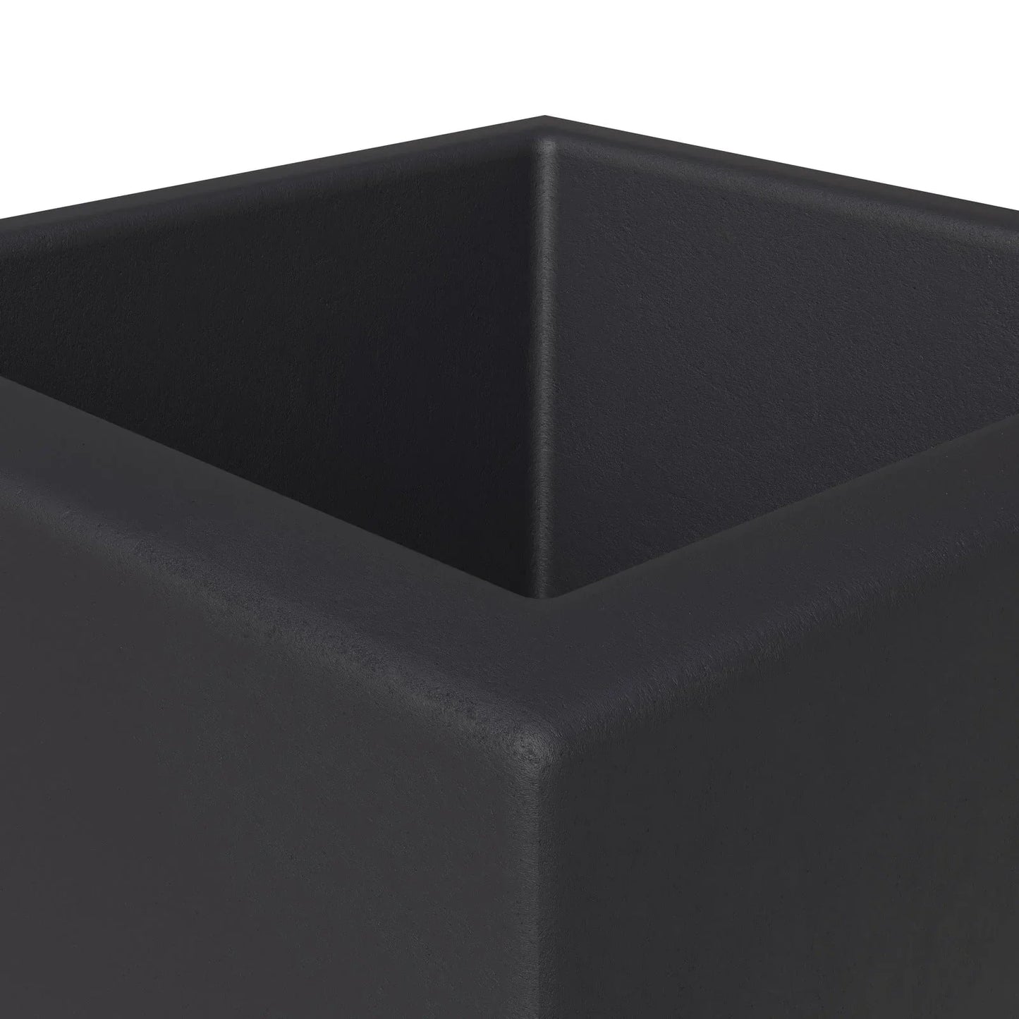 Orna 2-Piece Modern Fiberstone and MgO Square Clay Planter Set for Home and Garden - Elax Furniture