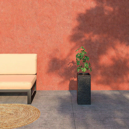 Basalt Fiberstone and MgO Clay Modern Tall Square Planter Pot for Indoor and Outdoor - Elax Furniture