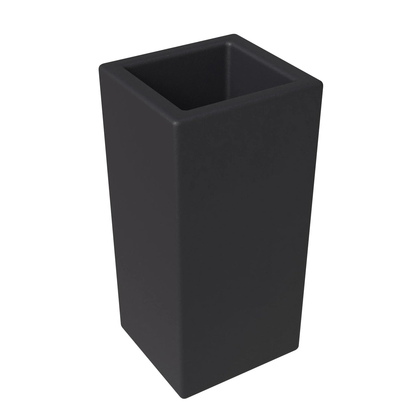 Terra Fiberstone and MGO Clay Planter, Mid-Century Modern Tall Square Planter Pot for Indoor and Outdoor - Elax Furniture