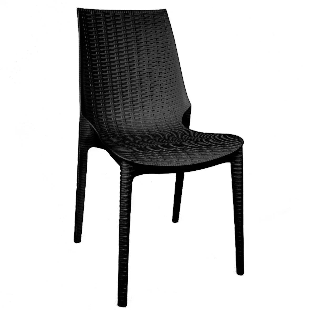 Kent Patio Outdoor Dining Chair Weave Design in Polypropylene - Elax Furniture