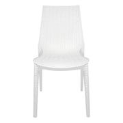 Kent Patio Outdoor Dining Chair Weave Design in Polypropylene - Elax Furniture