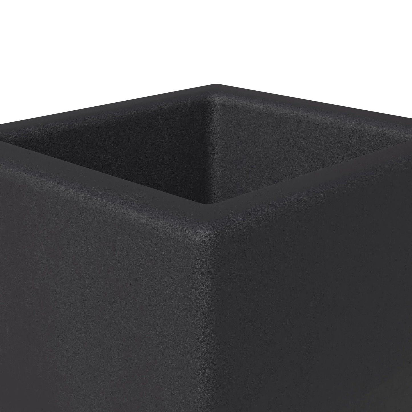 Terra Fiberstone and MGO Clay Planter, Mid-Century Modern Tall Square Planter Pot for Indoor and Outdoor - Elax Furniture
