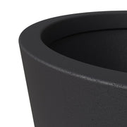 Pebble 4-Piece Modern Fiberstone and MGO Clay Tapered Round Planter Set for Indoor and Outdoor - Elax Furniture