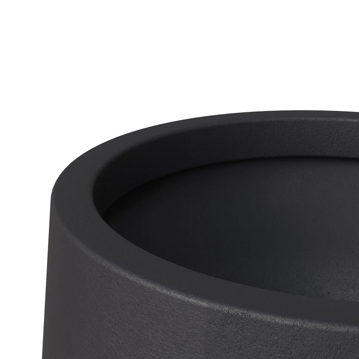 Orchid 4-Piece Tapered Round Planter Pot Set in Fiberstone and Clay Weather Resistant Design - Elax Furniture