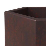 Thicket Modern 4-Piece Fiberstone Planter - Hexagon Design Weather Resistant Plant Pot - Elax Furniture