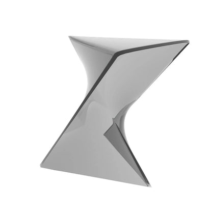 Randolph Triangular Accent Side Table in ABS/PC Plastic - Elax Furniture