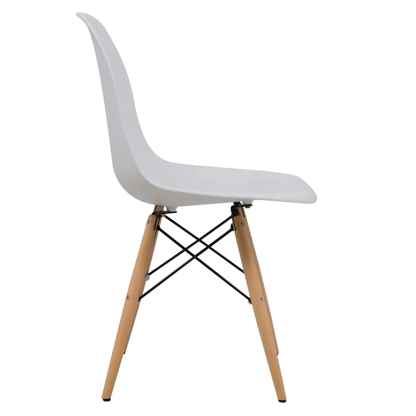 Dover Modern Dining Chair Molded Side Chair Set of 4 - Elax Furniture