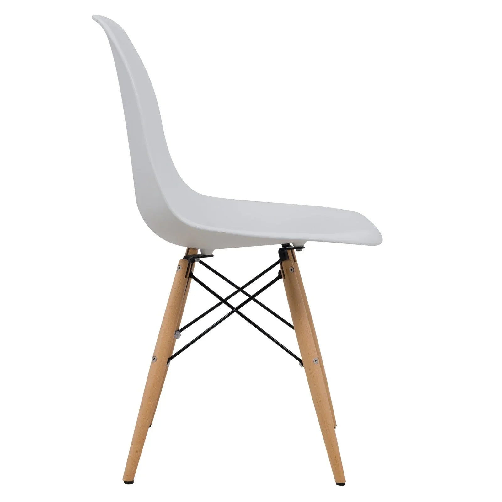 Dover Modern Dining Chair Molded Side Chair Set of 4 - Elax Furniture