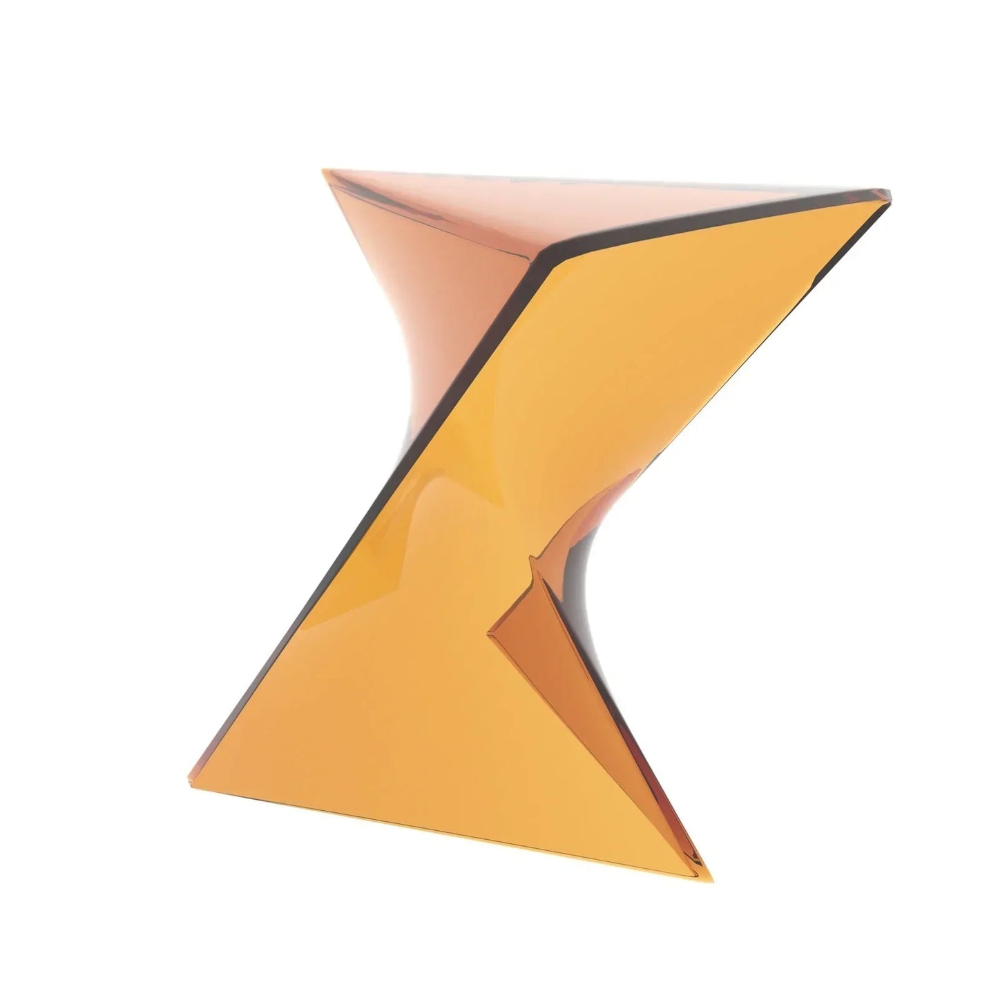 Randolph Triangular Accent Side Table in ABS/PC Plastic - Elax Furniture