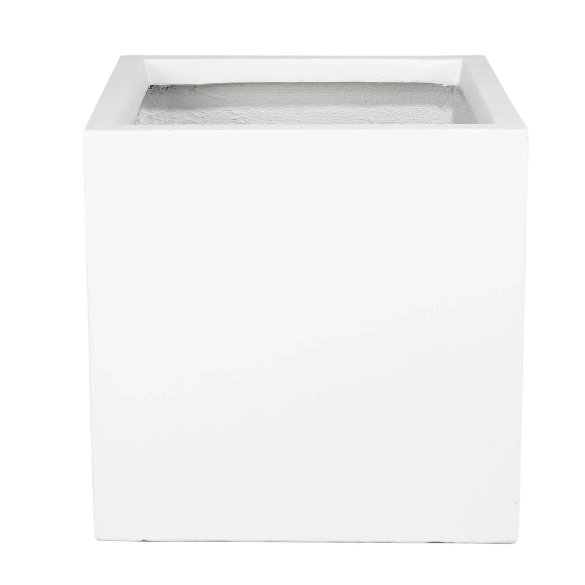 Fern Fiberstone and MGO Clay Mid-Century Modern Square Planter Pot for Indoor and Outdoor - Elax Furniture