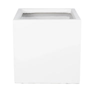 Fern Fiberstone and MGO Clay Mid-Century Modern Square Planter Pot for Indoor and Outdoor - Elax Furniture