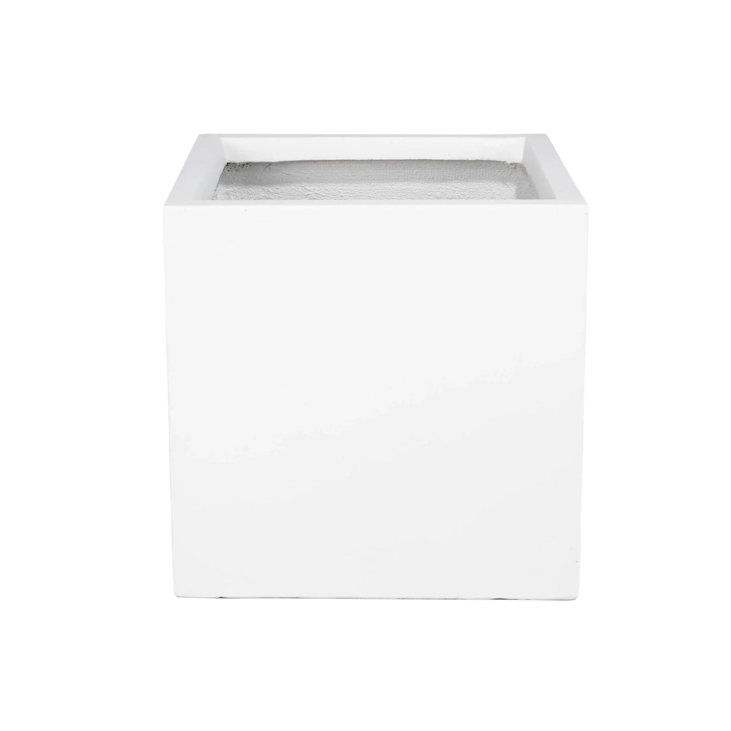 Fern Fiberstone and MGO Clay Mid-Century Modern Square Planter Pot for Indoor and Outdoor - Elax Furniture