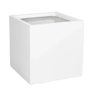 Fern Fiberstone and MGO Clay Mid-Century Modern Square Planter Pot for Indoor and Outdoor - Elax Furniture