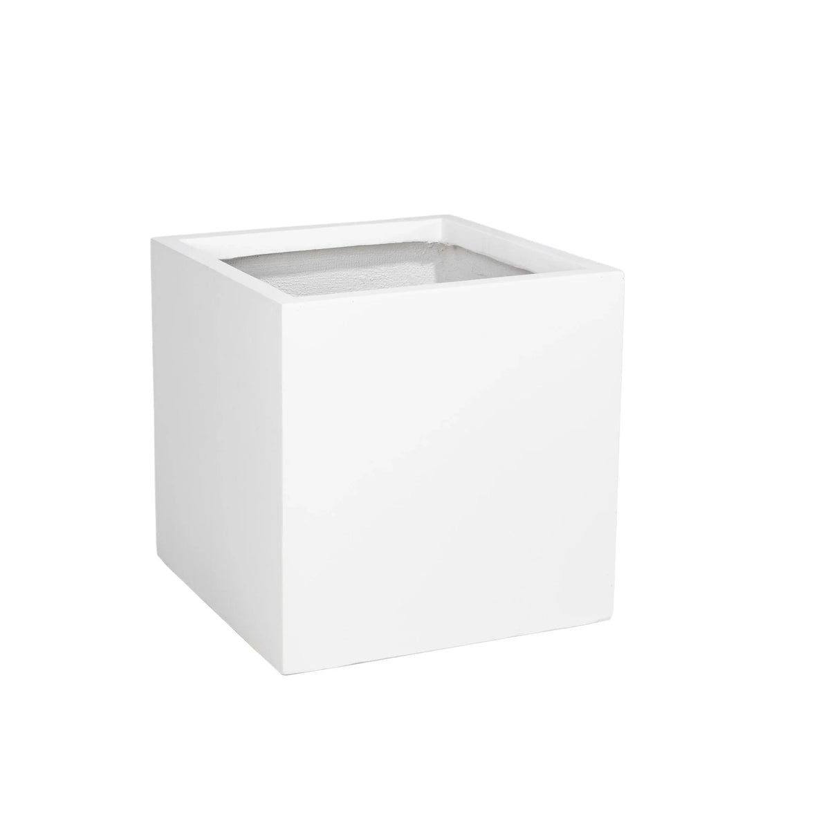 Fern Fiberstone and MGO Clay Mid-Century Modern Square Planter Pot for Indoor and Outdoor - Elax Furniture