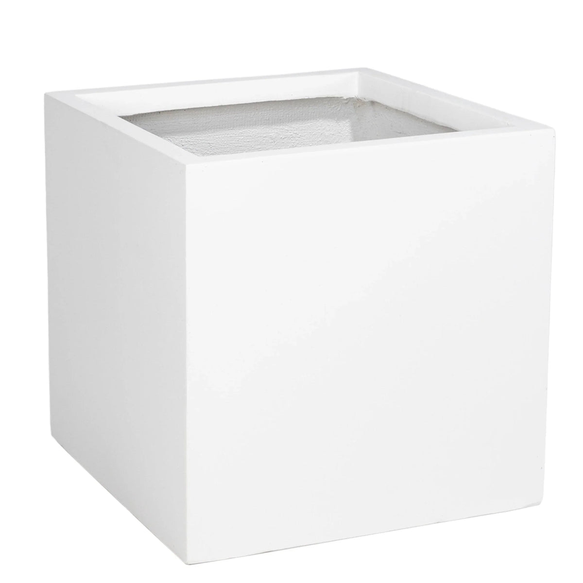 Fern Fiberstone and MGO Clay Mid-Century Modern Square Planter Pot for Indoor and Outdoor - Elax Furniture