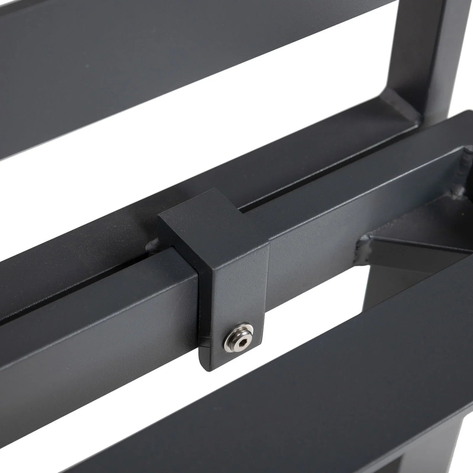 Chelsea 7-Piece Patio Sectional Set in Black Aluminum with Fire Pit Table - Elax Furniture